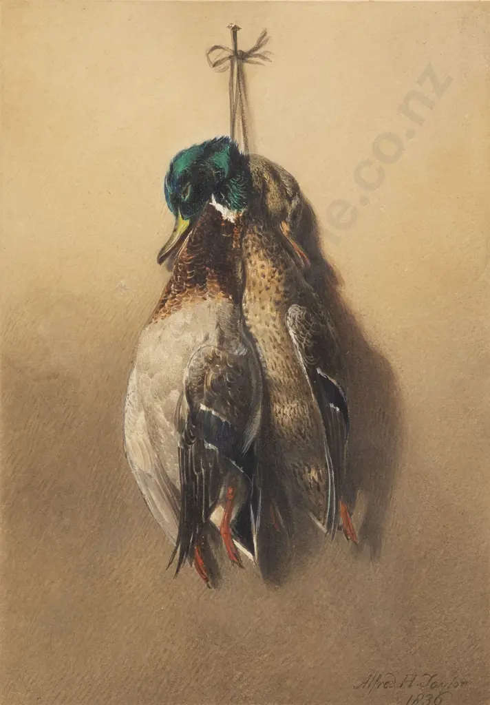 Alfred Henry Taylor (British 19th Century) - Dead Game Image 1++