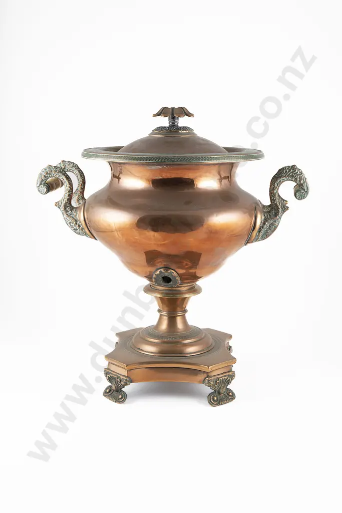 C19th Copper Samovar Image 1++
