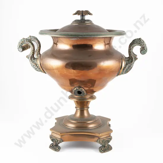 C19th Copper Samovar