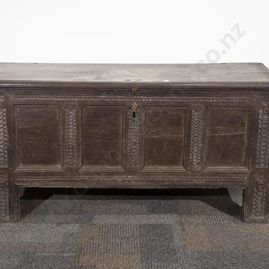Late C17th Oak Coffer