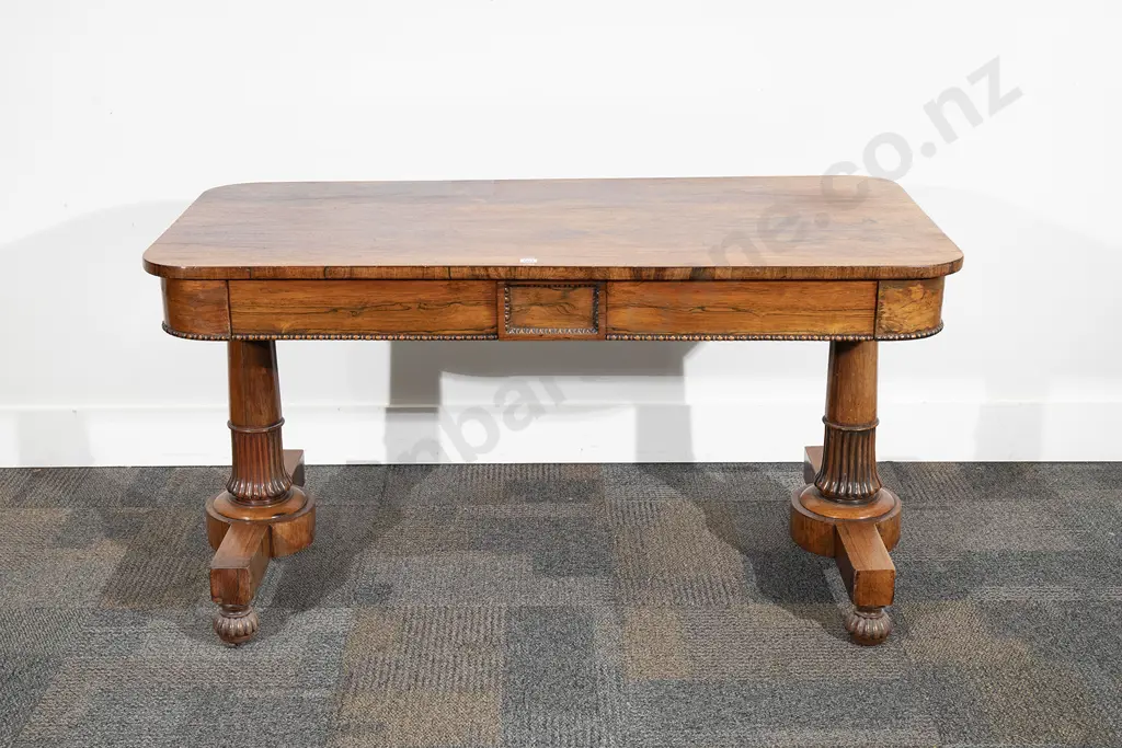 Wm IV Rosewood Centre Table Image 1++