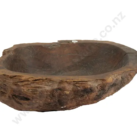 Large Burr Walnut Root Bowl