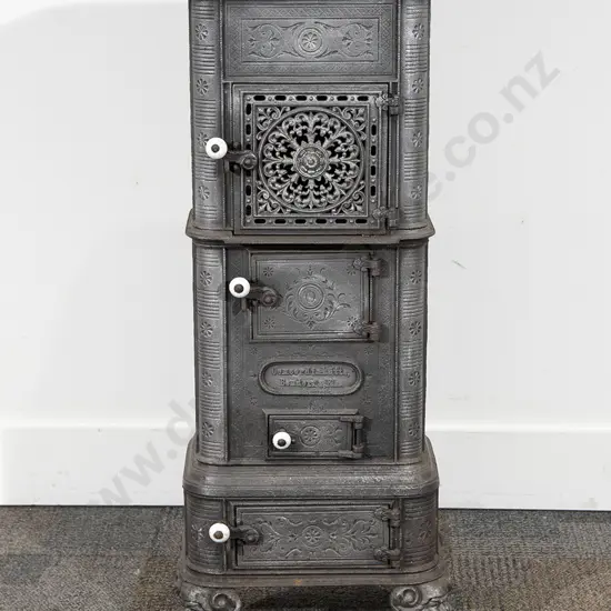 Antique Cast Iron Concordiahutte Stove