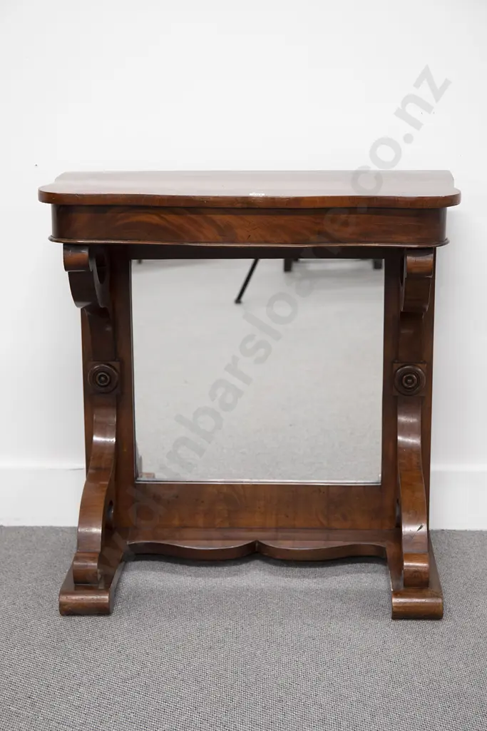 Vict Mahogany Console Table Image 1++