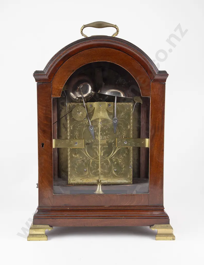 A Fine C19th Mahogany Bracket Clock By Charles Frodsham & Son London Image 1++
