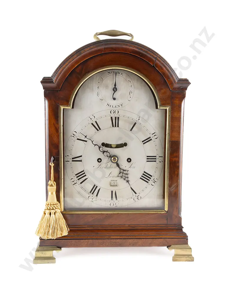 A Fine C19th Mahogany Bracket Clock By Charles Frodsham & Son London Image 1++