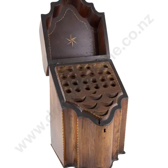 Geo III Mahogany Knife Box