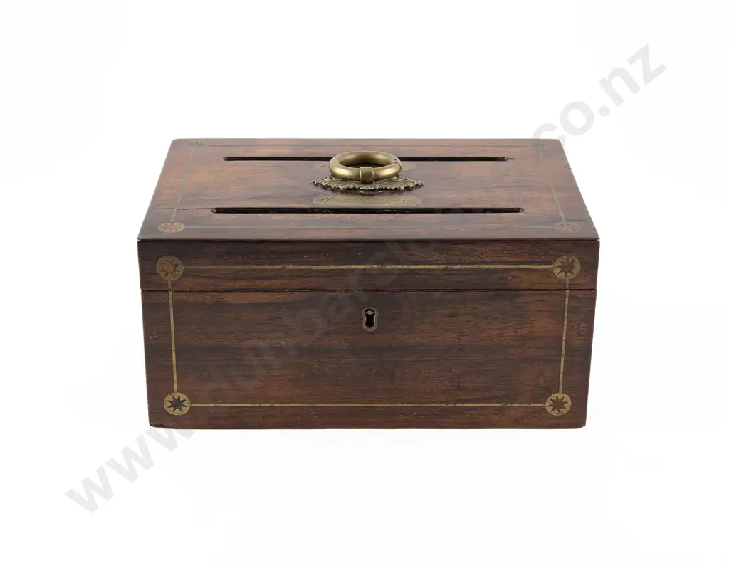 Vict Rosewood Letter Box Image 1++
