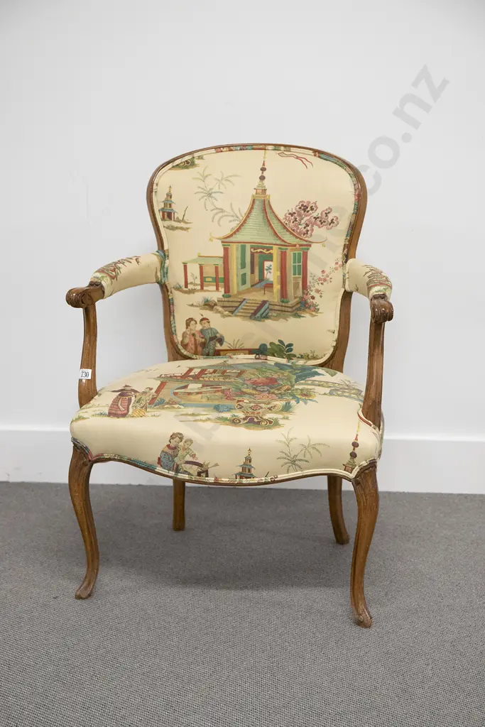 French Fruitwood Framed Fauteuil Image 1++