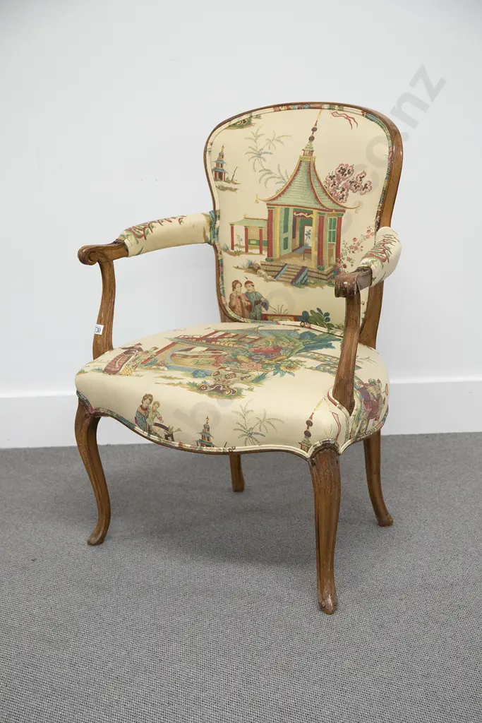 French Fruitwood Framed Fauteuil Image 1++