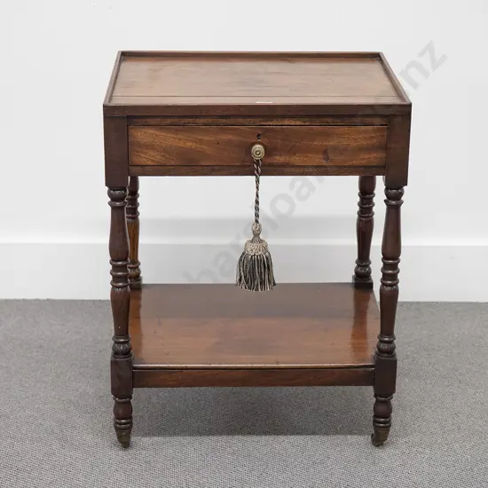 Regency Mahogany What Not Side Table