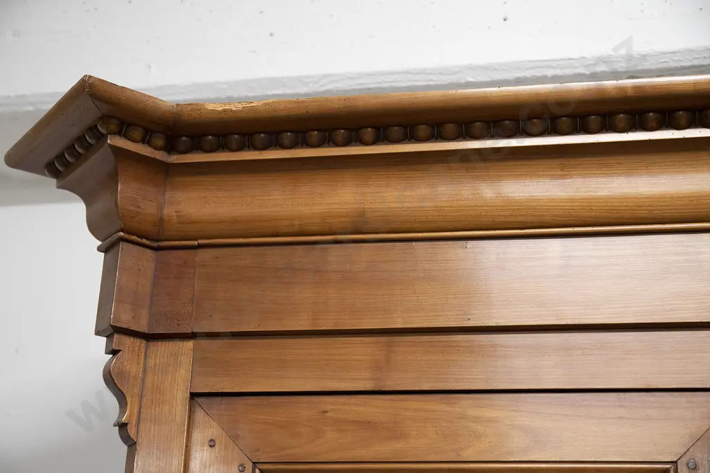 C19th French Provincial Fruitwood Bookcase Image 1++