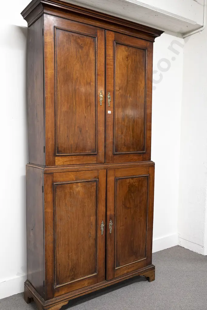 Geo III Mahogany 4 Door Book Cabinet Image 1++