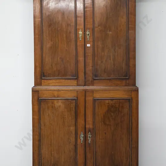 Geo III Mahogany 4 Door Book Cabinet