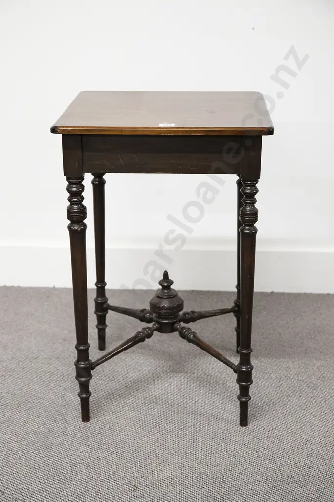 Late Vict Square Top Jardiniere Table Image 1++