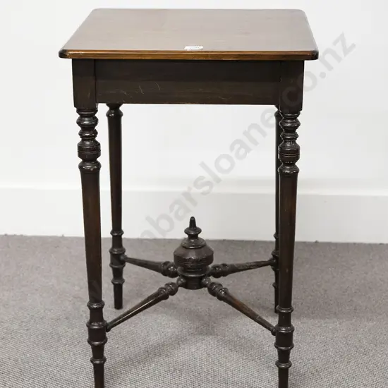 Late Vict Square Top Jardiniere Table