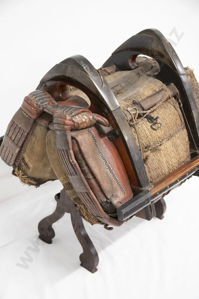 Japanese Meiji Period Samurai Saddle Image 1++