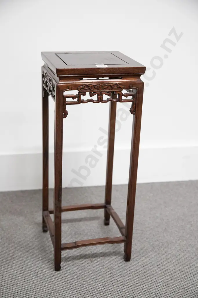 Small Chinese Rosewood Jardiniere Table Image 1++