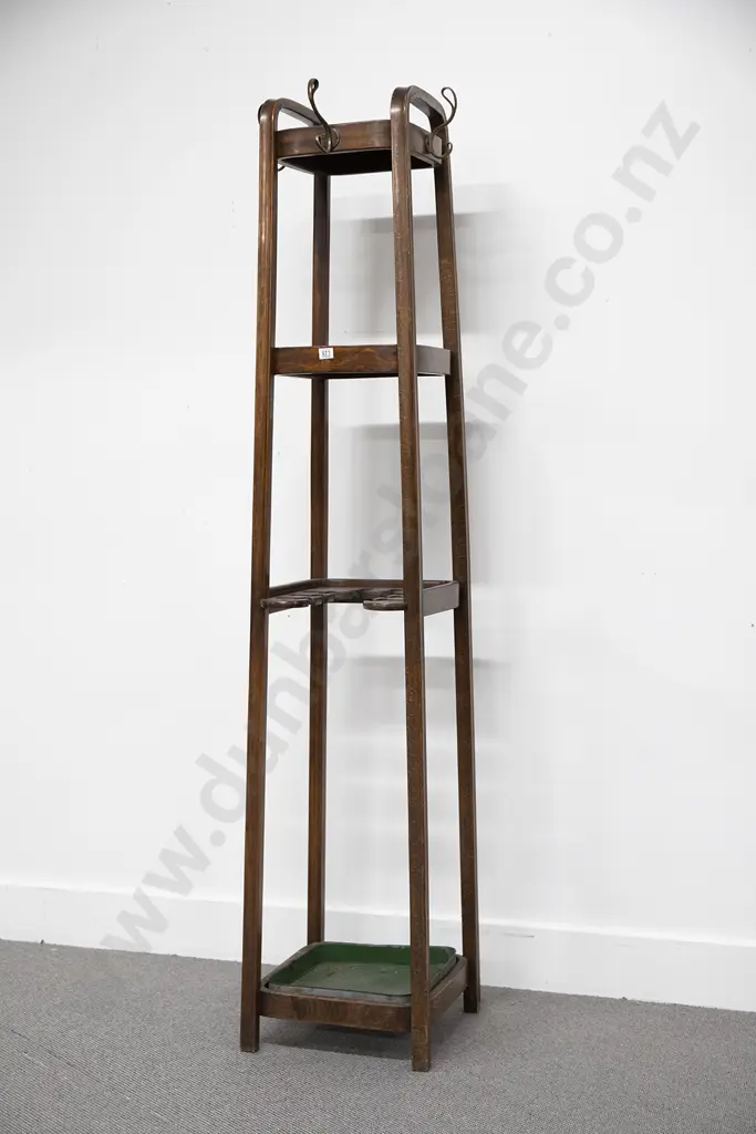 Chinese Stained Beech Coat/Umbrella Stand Image 1++