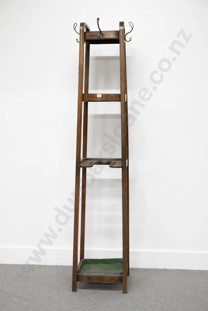 Chinese Stained Beech Coat/Umbrella Stand Image 1++