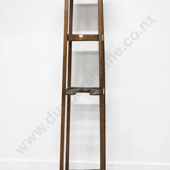Chinese Stained Beech Coat/Umbrella Stand
