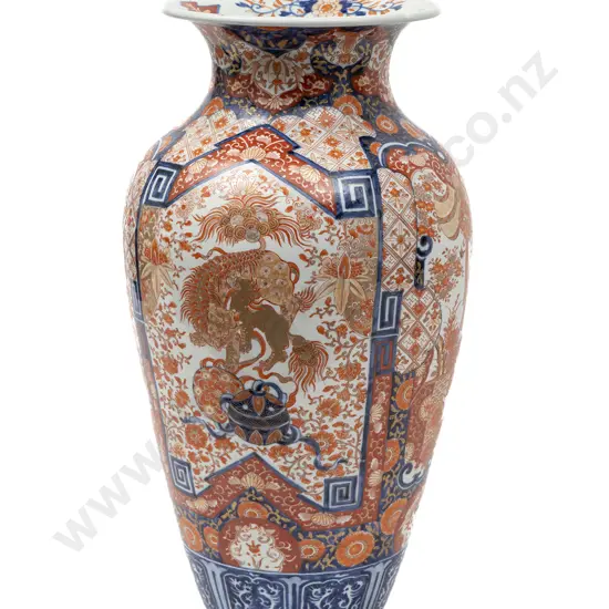 Large and Impressive Meiji Period Imari Floor Vase