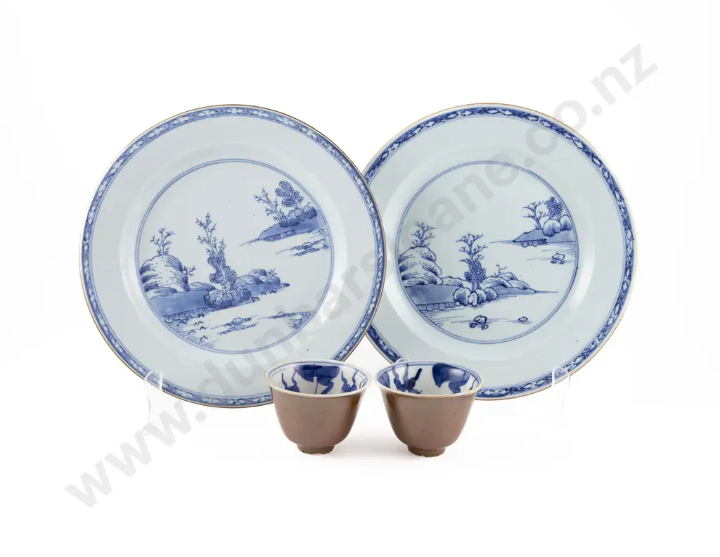 Pair Late C18th/Early C19th Export Plates Image 1++
