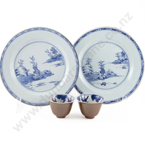 Pair Late C18th/Early C19th Export Plates