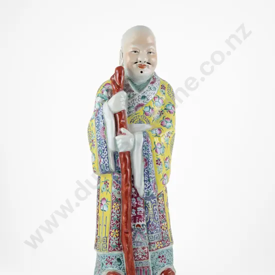 Chinese Porcelain Figure of an Immortal