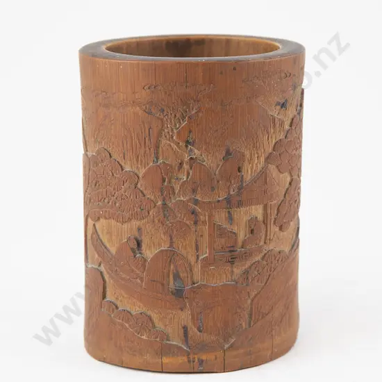 Chinese Bamboo Brush Pot