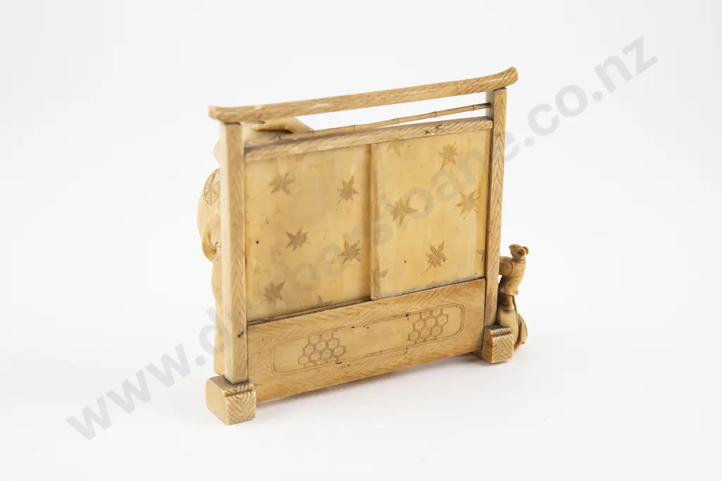 Japanese Meiji Period Ivory Figure Group Image 1++