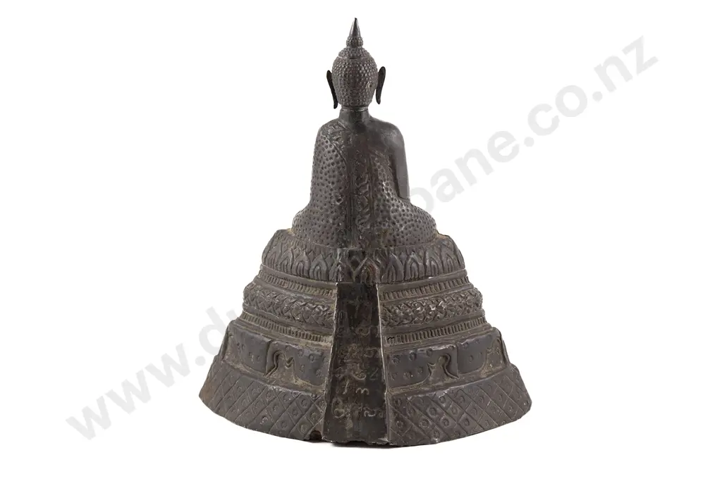 19th Century Silver Thai Buddha Figure Image 1++