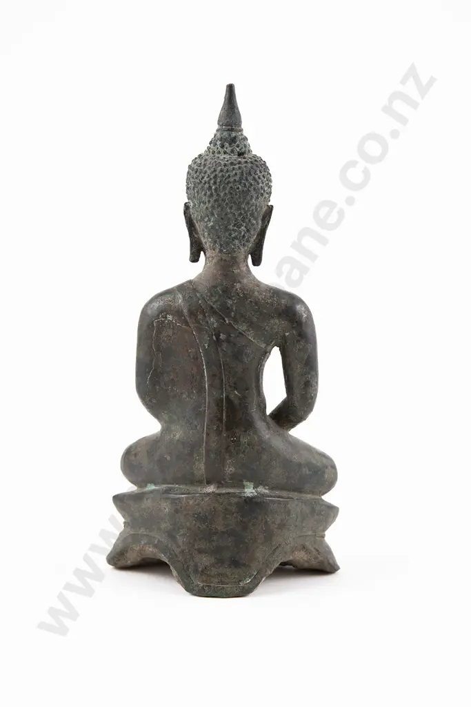 18th/19th Century Thai Bronze Buddha Figure Image 1++