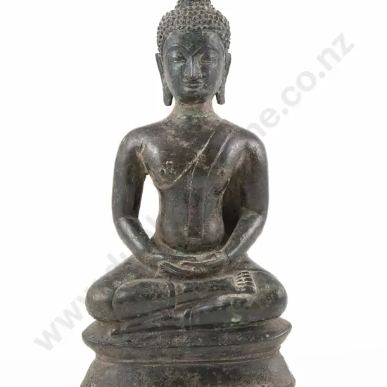 18th/19th Century Thai Bronze Buddha Figure
