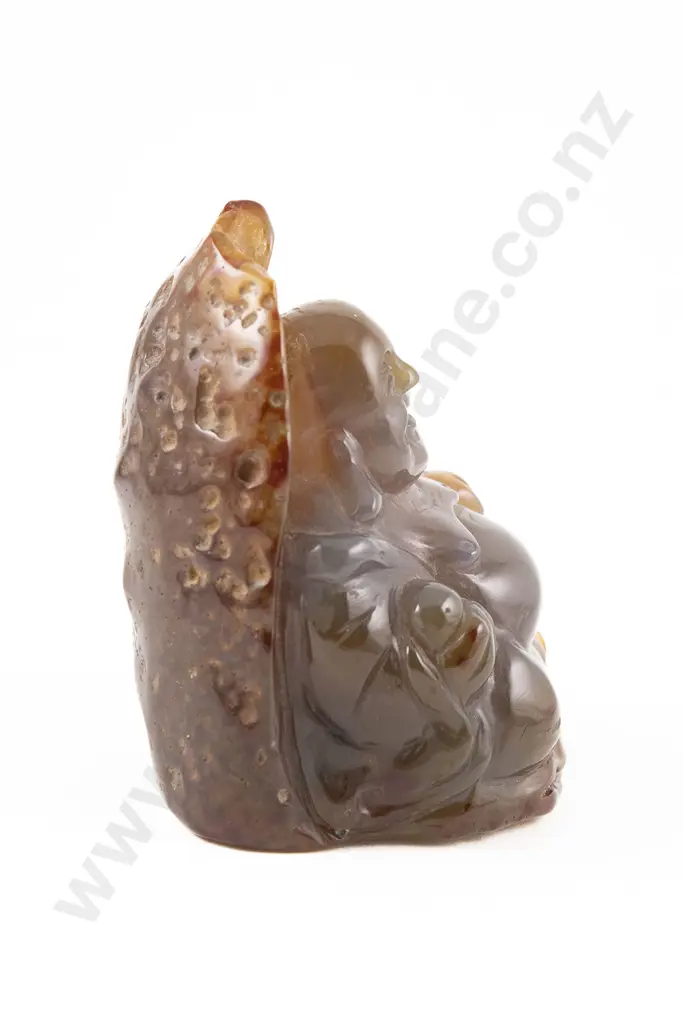 Carved Agate Buddah Image 1++