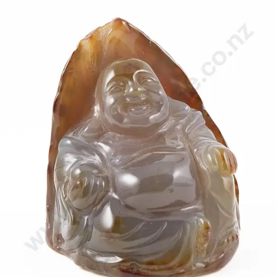 Carved Agate Buddah