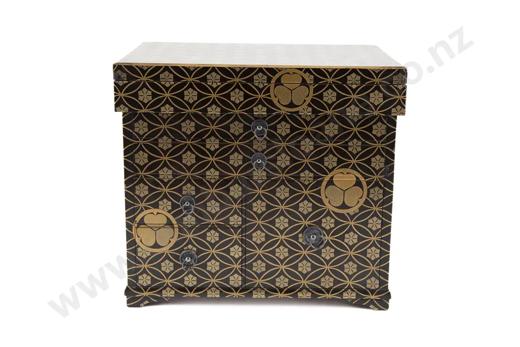 Japanese Meiji Period Lacquer Casket Image 1++