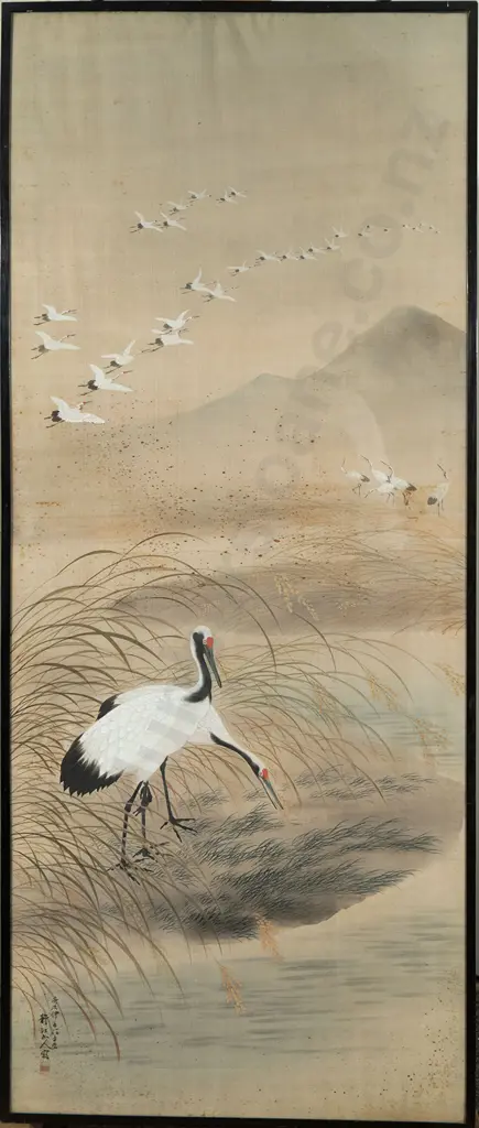 Two Chinese Paintings on Silk Image 1++