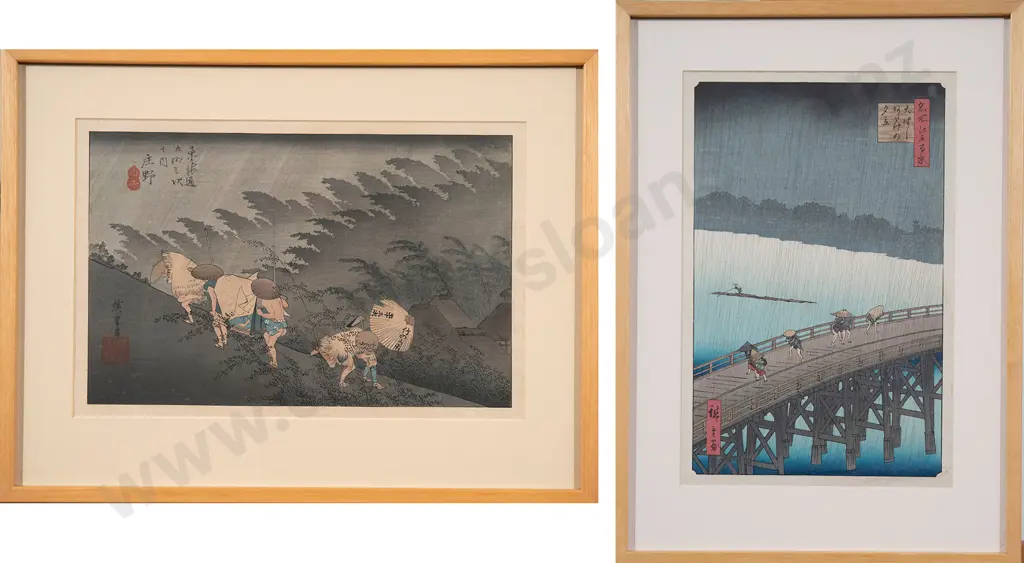 Utagawa Hiroshige Two Works Image 1++