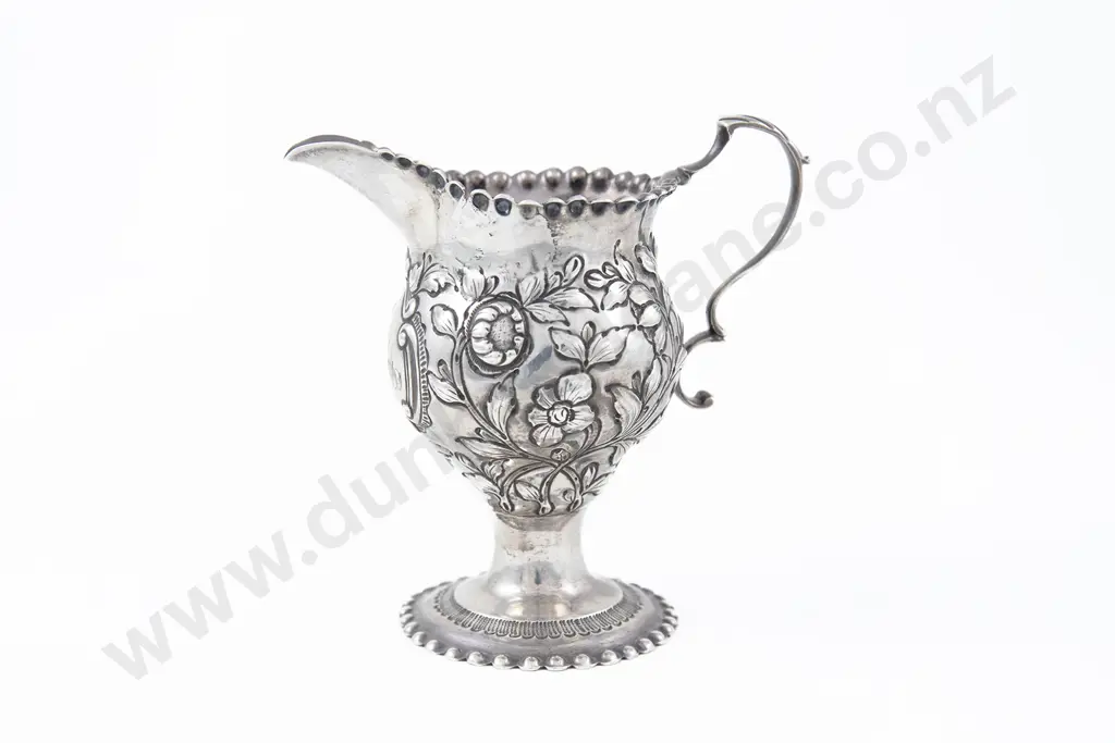 C19th S/S Cream Jug Image 1++