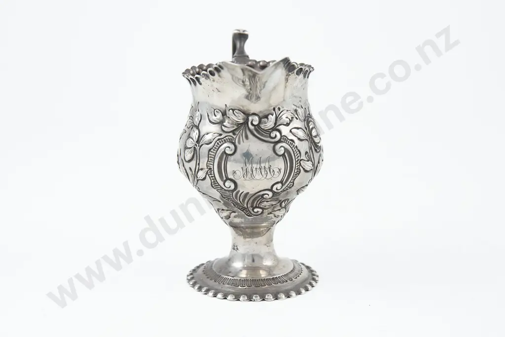 C19th S/S Cream Jug Image 1++