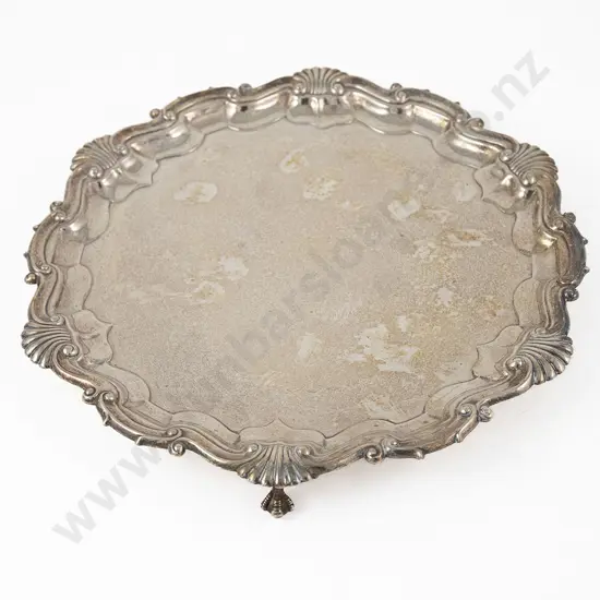 Geo V S/S Circular Salver