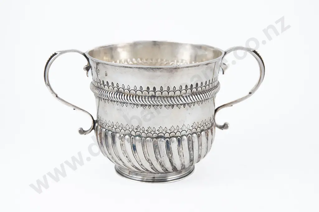 Rare Queen Anne S/S Caudle Cup Image 1++