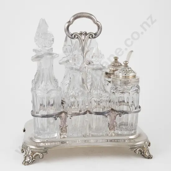 Vict S/S Eight Division Cruet Set