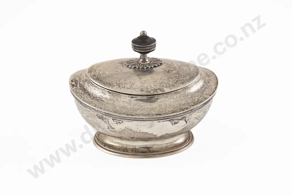 Dutch Silver Tea Caddy Image 1++
