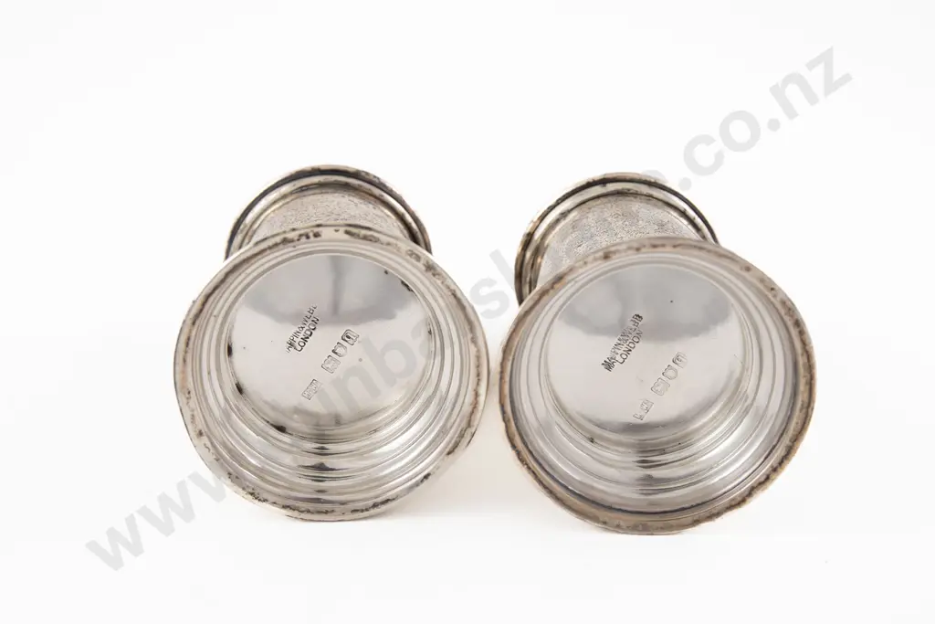 Pair Of Geo V S/S Sugar Caster By Mappin & Webb Image 1++