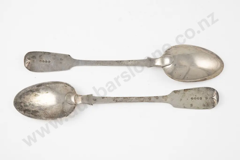 Pair Vict S/S Basting Spoons Image 1++