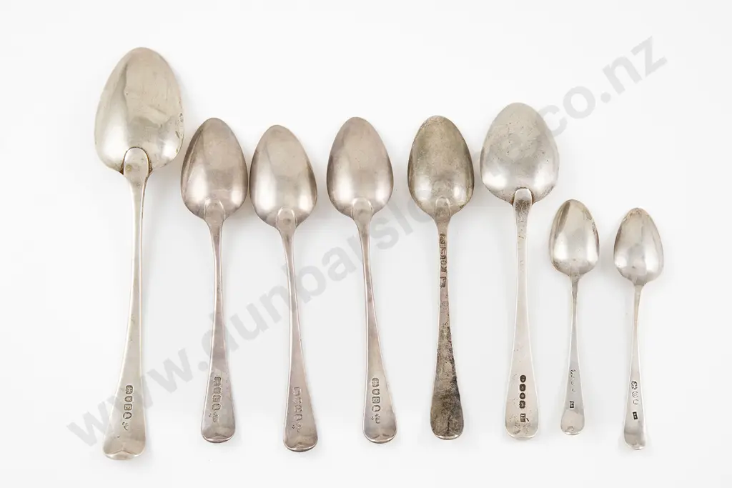 8 Various S/S Old English Pattern Spoons Image 1++