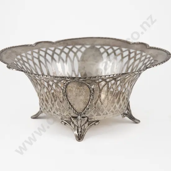 German .800 Silver Fruit Bowl