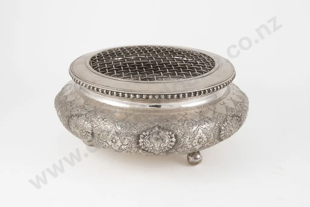 Arabic Silver Rosebowl Image 1++
